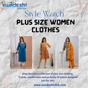 Discover Chic Plus Size Outfits for Women at Swadeshi Click
